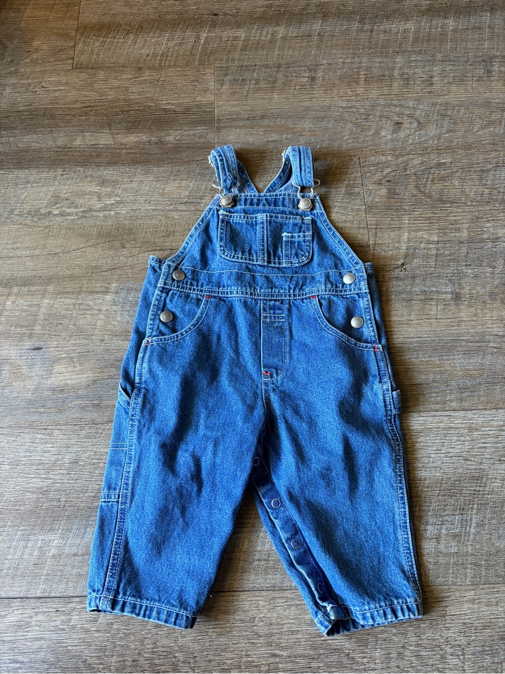 GAP Factory Blue Denim Kids Overalls